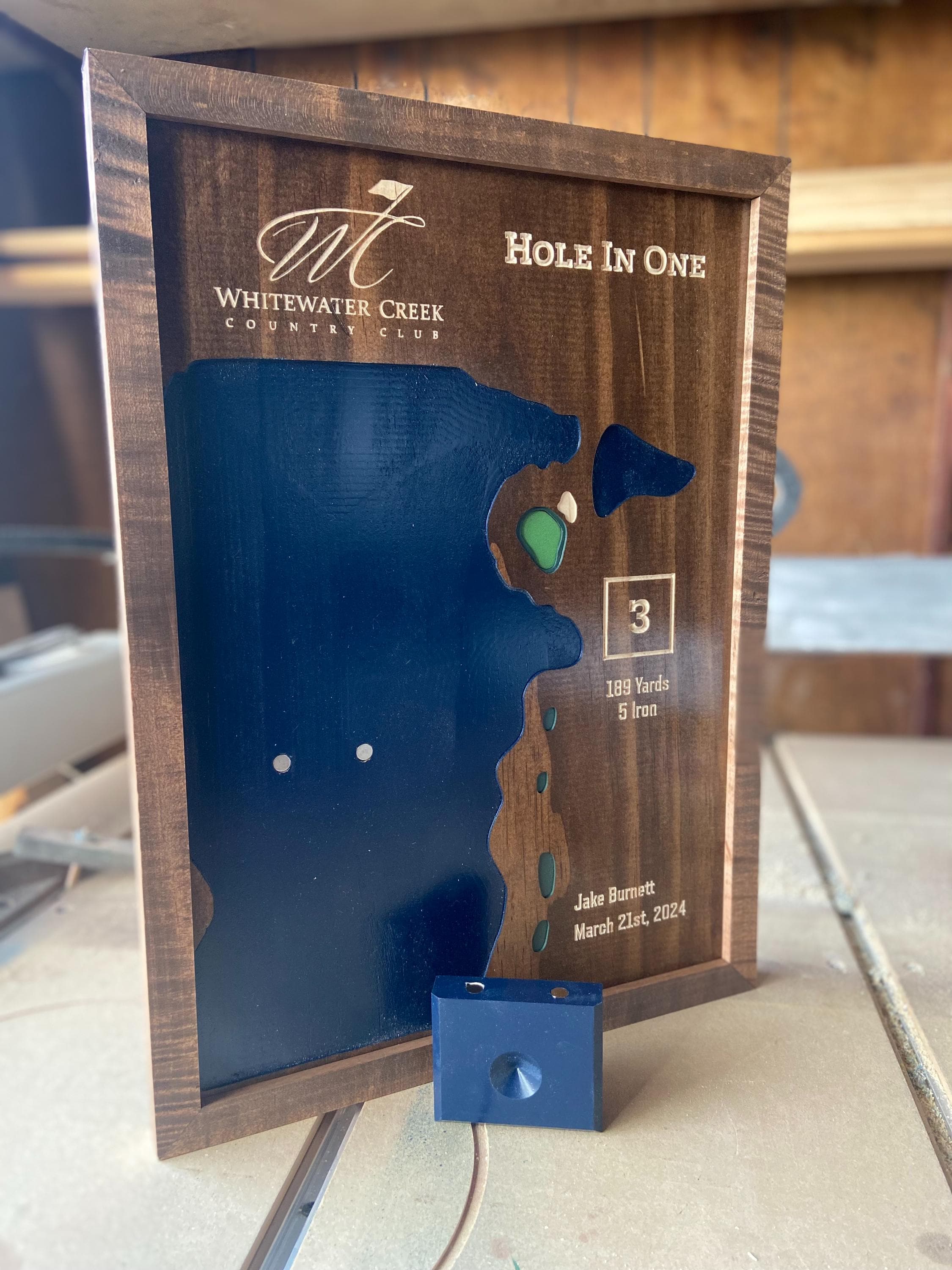 Personalized Hole-in-One Trophy