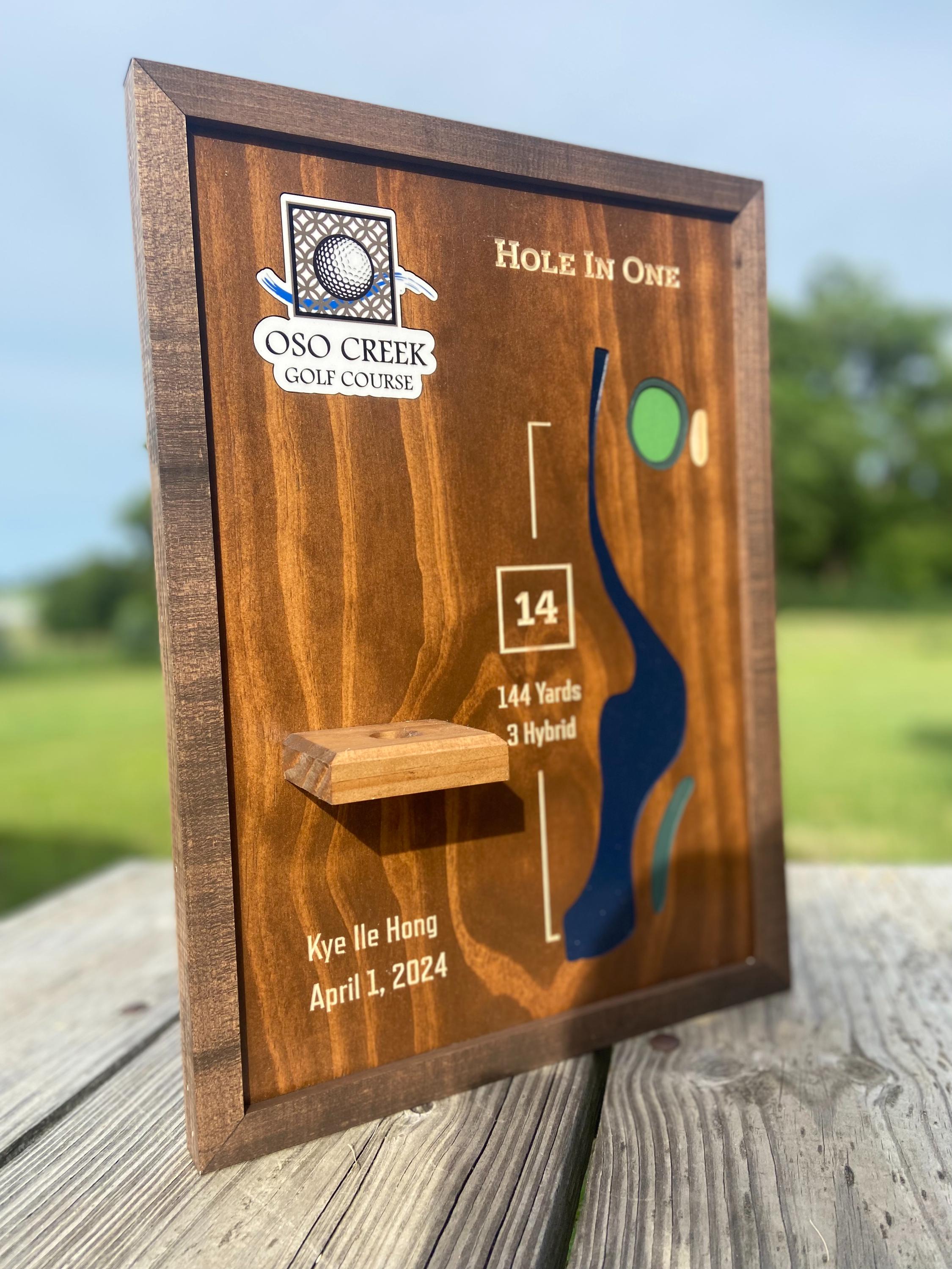 Personalized Hole-in-One Trophy