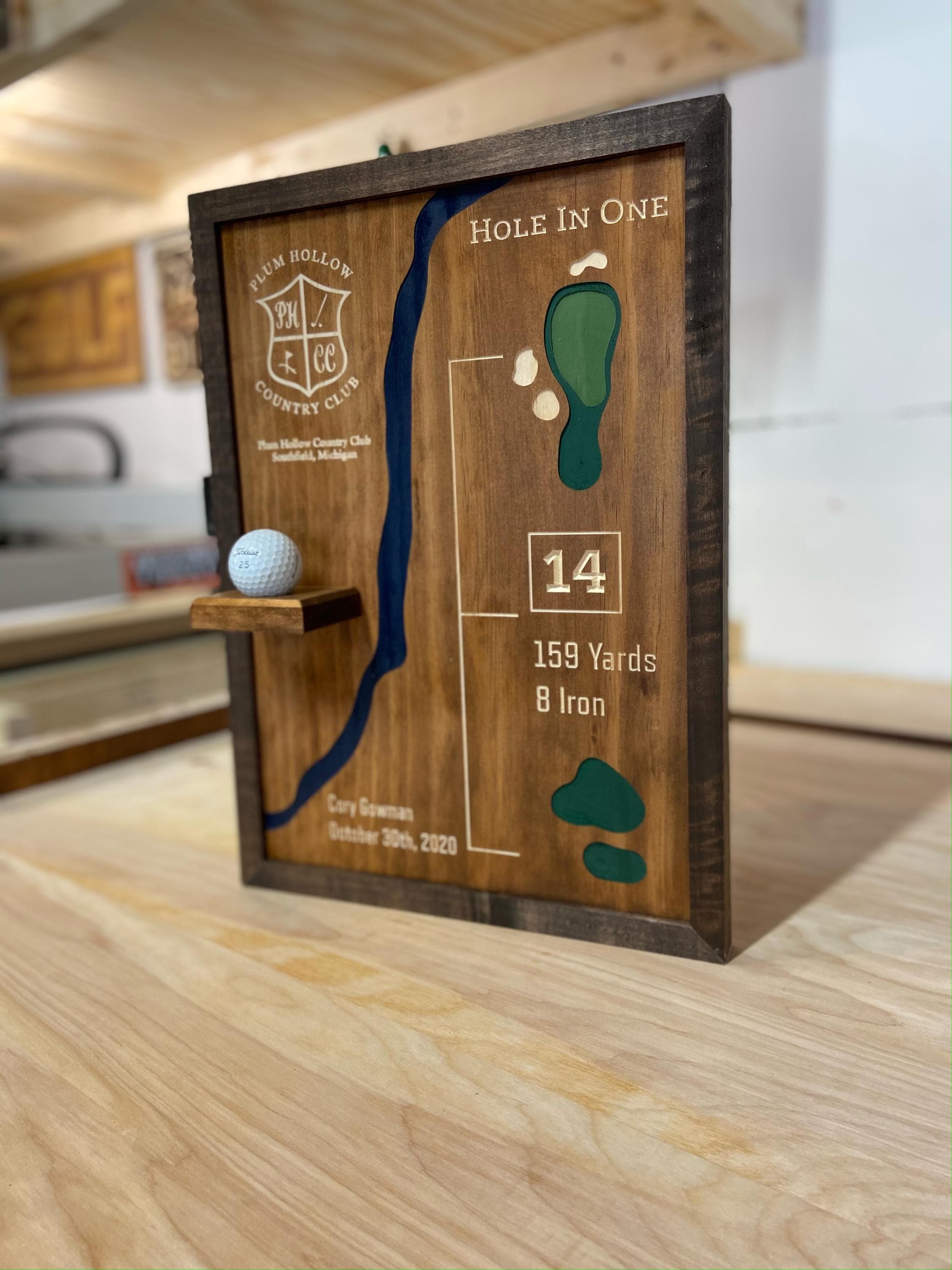 Personalized Hole-in-One Trophy