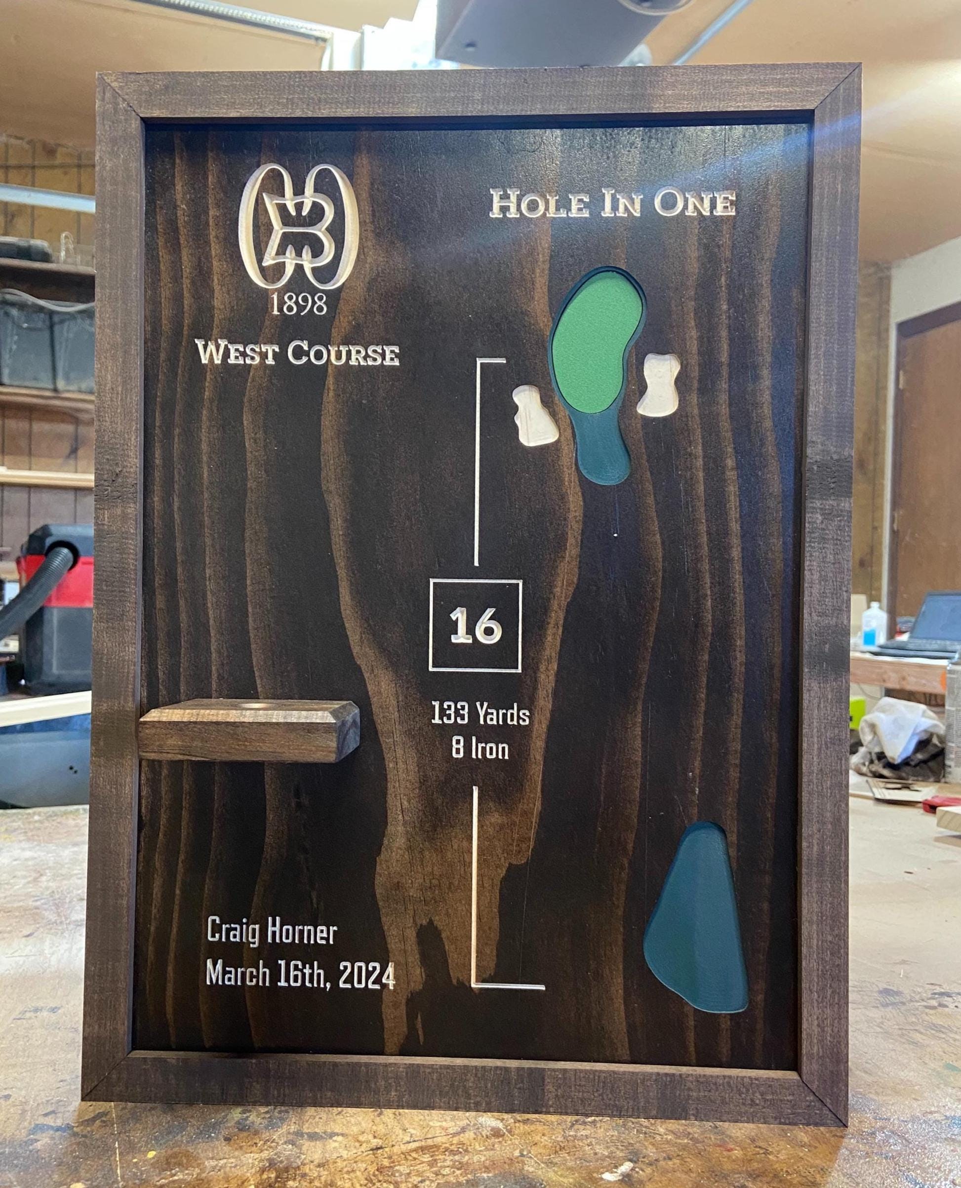 Personalized Hole-in-One Trophy